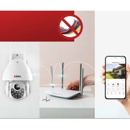 Kamera IP obrotowa zewnętrzna XB-ARMOR-500 Tuya Smart Wi-Fi - 5Mpx 3.6mm Xblitz