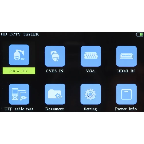Monitor AHD, HD-CVI, HD-TVI, PAL MS-ACT50-4K 5 Zoll