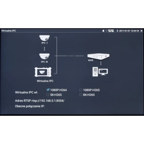 Optischer Reflektometer mit CCTV-Tester CS-R4-50H