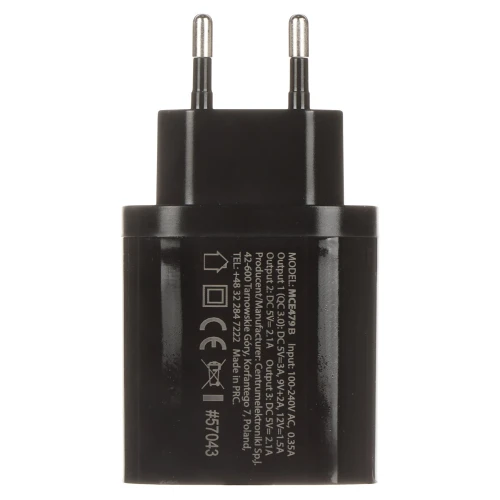 USB-Netzladegerät MCE-479B MACLEAN ENERGY