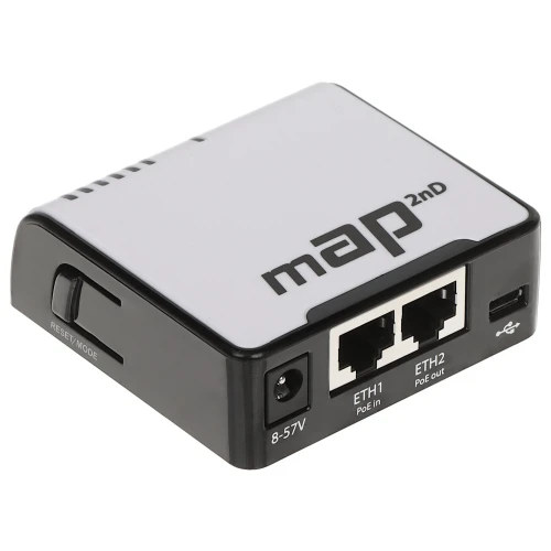 Zugangspunkt MAP-2ND mAP, 2.4GHz 300Mb/s MIKROTIK