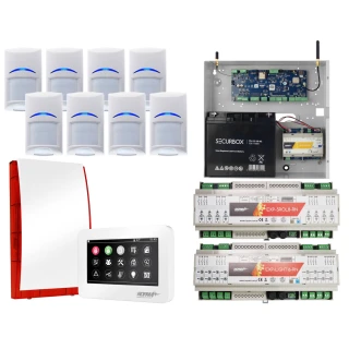 Alarm System Ropam NeoGSM-IP-64, Weiß, 8x Bewegungsmelder, Rollladensteuerung, Beleuchtungssteuerung, GSM-Benachrichtigung, Wifi