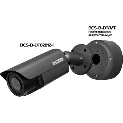 BCS-B-DT82812(II) Rohrkamera 8MPx 4in1 Überwachung CVI TVI AHD CVBS Objektiv 2.8-12mm