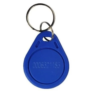 RFID-Schlüsselanhänger BS-02BE 125kHz blau mit Nummer