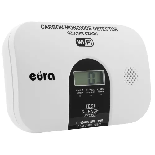 Czujnik czadu EURA CD-53A2v5300-TY/B Wi-Fi - certyfikat CNBOP-PiB