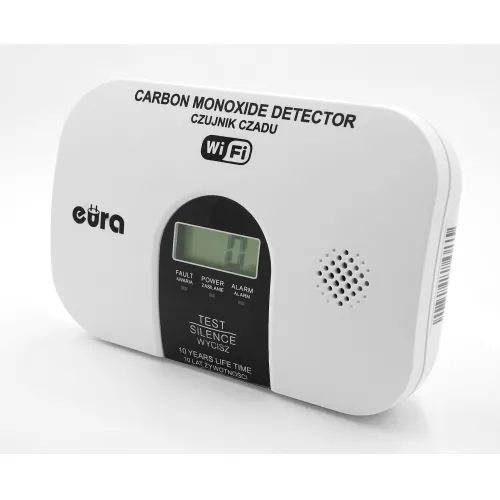 Czujnik czadu EURA CD-53A2v5300-TY/B Wi-Fi - certyfikat CNBOP-PiB