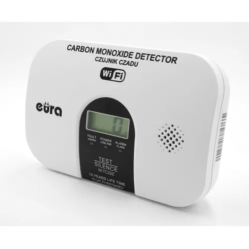 Czujnik czadu EURA CD-53A2v755-TY/B Wi-Fi - certyfikat CNBOP-PiB