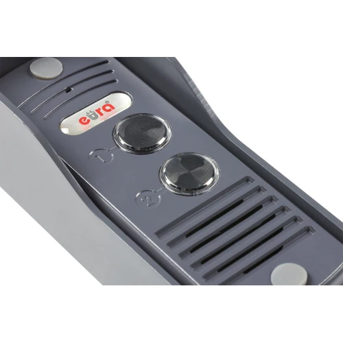 Haustelefon EURA ADP-32A3 "DUO" 2-Familien graphit-silber kleine Außenkassette, INTERCOM