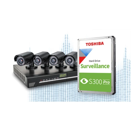 Toshiba S300 Pro Überwachungsfestplatte 10TB