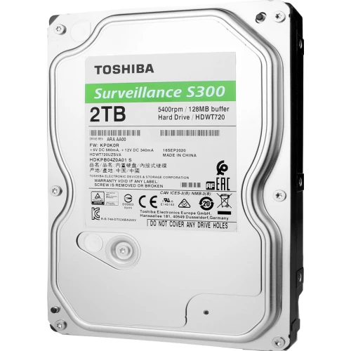Festplatte für Überwachung Toshiba S300 Surveillance 2TB
