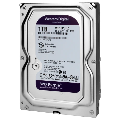 Festplatte für Überwachung WD Purple 1TB