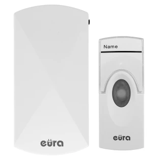 Funkklingel EURA WDP-05A3 - weiß, codiert, erweiterbar, Stromversorgung 230V/50 Hz