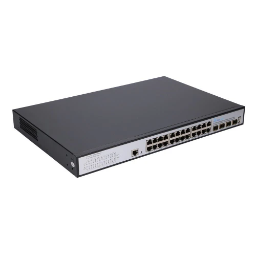 Extralink Hypnos Pro | Switch | 24x RJ45 1000Mb/s PoE, 4x SFP+, L3, verwaltbar, 450W
