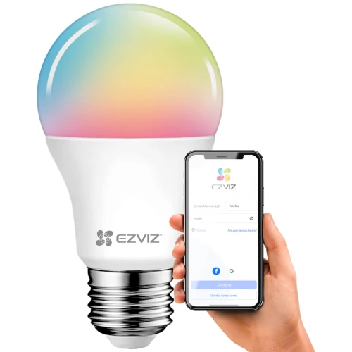 Intelligente RGB-Glühbirne mit Helligkeitsregulierung und Farbwechsel EZVIZ