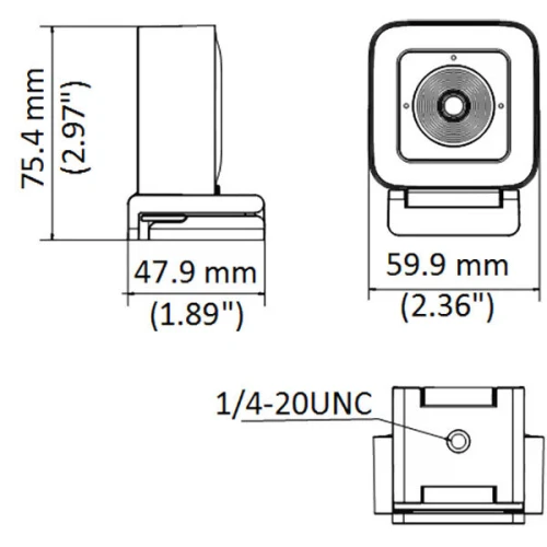 Internetkamera DS-UL4 Hikvision 2K 4MPx USB