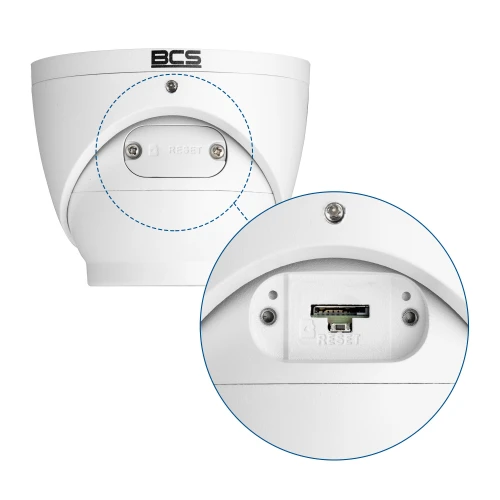 IP-Kamera BCS-L-EIP28FSR5-AI1(2) Dome 8Mpx, 1/1.8'' Sensor mit 2.8mm Objektiv