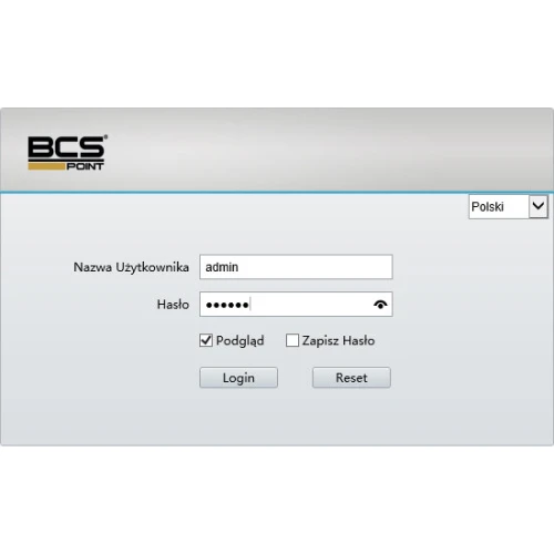 Kompakte Netzwerk-IP-Kamera BCS Point BCS-P-102WLGSA 2Mpx