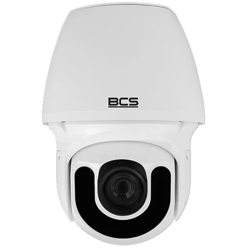 Kamera IP sieciowa obrotowa w kolorze białym z widocznym obiektywem i logo producenta. Produkt przeznaczony do monitoringu, zapewniając szeroki zakres widzenia dzięki funkcji obrotu.