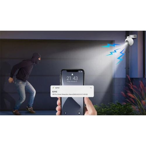 EZVIZ H8 Pro 3k 5Mpx WiFi-Drehkamera mit intelligenter Erkennung und Verfolgung