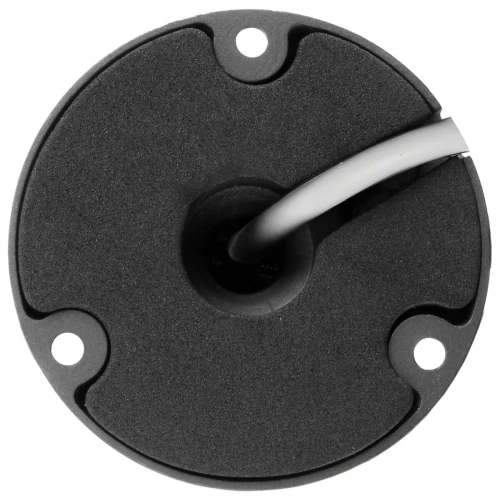 Kamera sieciowa IP KEEYO LV-IP2M3TFEBL-IV 2Mpx w kolorze czarnym z widocznym obiektywem i uchwytem montażowym. Produkt przeznaczony do monitoringu wizyjnego z wysoką jakością obrazu.