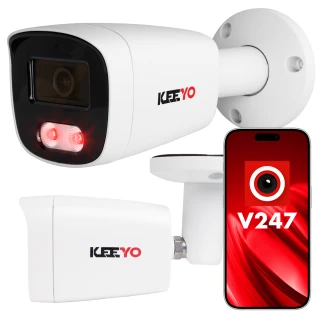 Rohrkamera IP 5Mpx IR25m KEEYO LV-V-IP5M25TF-B