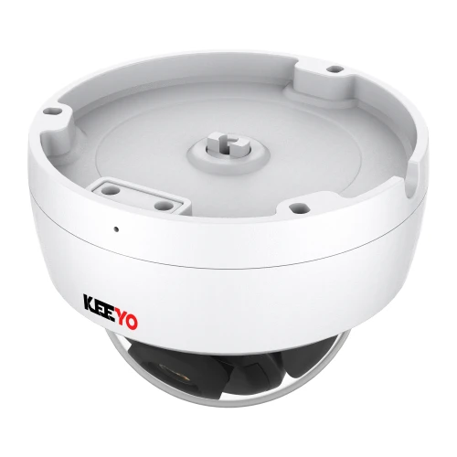 Vandalgeschützte IP-Kuppelkamera KEEYO LV-V-IP5M30DF-IK 5MP, IR 30m, IK10, intelligente Funktionen