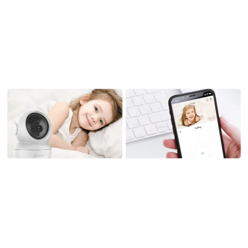 Drehbare WiFi-Kamera mit Erkennung EZVIZ H6c FullHD