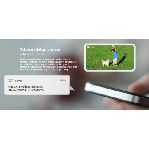 EZVIZ CS-H3C 5Mpx Außenkamera WLAN Drahtlos App Erkennung