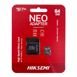 MicroSD-Speicherkarte (SDHC) 64GB Hikvision HS-TF-C1(STD)/64G