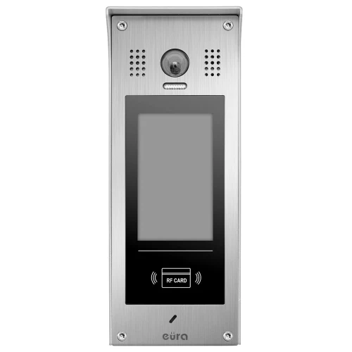 Modulare Außenkassette EURA PRO IP VIP-60A5 für Mehrfamilienhäuser, Aufputz, LCD, RFID-Leser