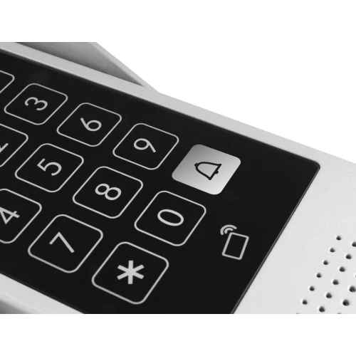 Modulare Außenkassette für WIDEODOMOFON EURA VDA-80A3 EURA CONNECT Einfamilienhaus, Touch-Tastatur, Näherungsleser