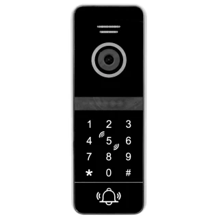 Äußeres Kassette des EURA VDA-50C5 Videosprechanlage - Einfamilienhaus, schwarz, 960p Kamera