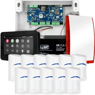 Alarmset Ropam NeoGSM-IP 11 x Bosch Sensor Berührungsschalter TPR-4BS Wifi GSM