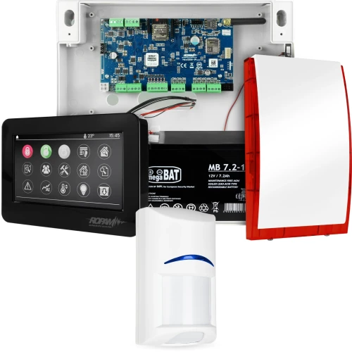 Komplettes Alarmsystem NEOLTE-IP, 1x BOSCH-Sensor, TPR-4BS-P, GSM WiFi