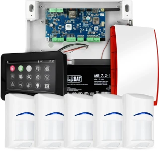 Komplettes Alarmsystem NEOLTE-IP, 5x BOSCH Sensor, TPR-4BS-P, GSM WiFi