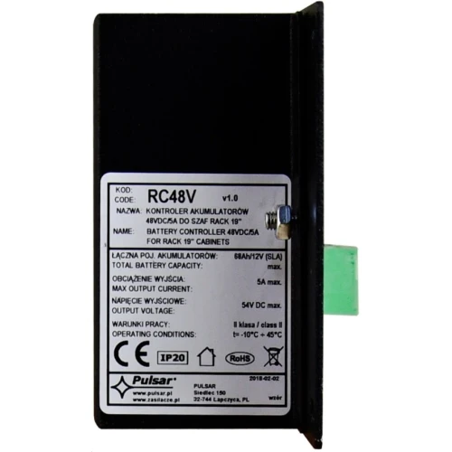 RC48V Batteriecontroller 48VDC/5A für 19″ RACK Schränke