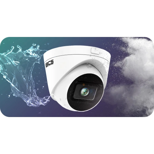 Dome-Kamera BCS-V-EIP14FWR3 BCS View, IP, 4Mpx, 2.8mm, POE