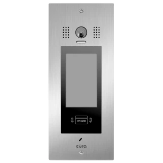 Außenmodul-Kassette EURA PRO IP VIP-61A5 für Mehrfamilienhäuser, Unterputz, LCD, RFID-Leser