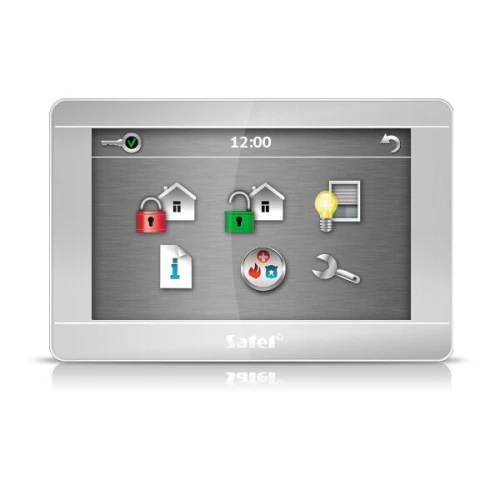 Grafik-Manipulator mit 7" Touchscreen INT-TSH-SSW - SILBER