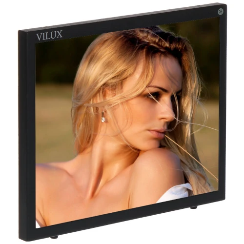 Monitor 2x Video HDMI VGA Audio Fernbedienung VMT-176M 17 Zoll Vilux