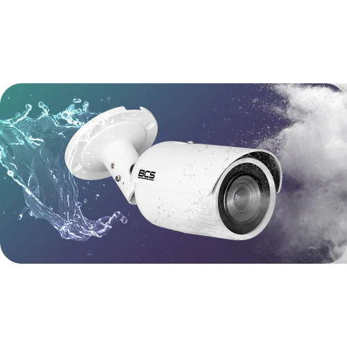 BCS View Überwachungsset 8x Kamera BCS-V-TIP44VSR5 4 MPx IR 50m, Motozoom, Starlight