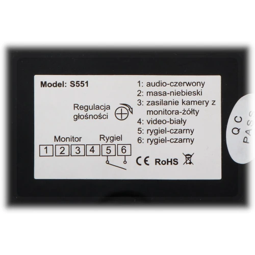 Videotürsprechanlage S551-SKN VIDOS