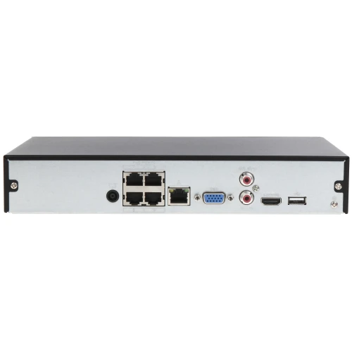 IP-Recorder NVR4104HS-P-4KS2/L 4 Kanäle +4-Port SWITCH POE DAHUA