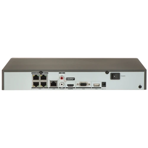 IP-Rekorder DS-7604NXI-K1/4P 4 Kanäle, 4 PoE ACUSENSE Hikvision