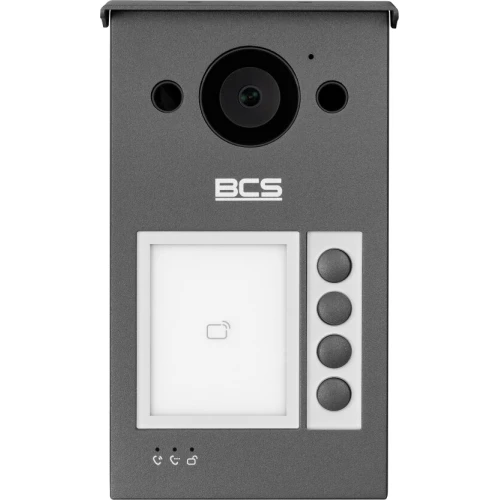 IP Video-Türsprechanlage BCS-PANX401G-2 4-Teilnehmer Außenpanel