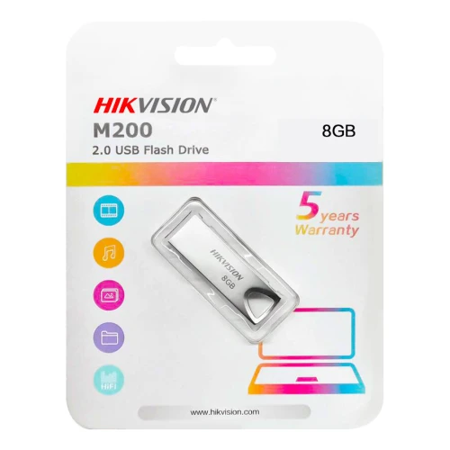 Pendrive M200 8GB USB 2.0 Hikvision
