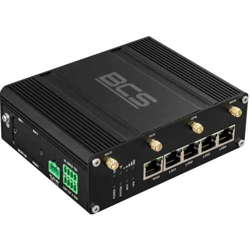 Professioneller LTE Router DUAL SIM mit PoE, WiFi und GPS 4G & 3G BCS-R4GDS-1W4L-P-W-G