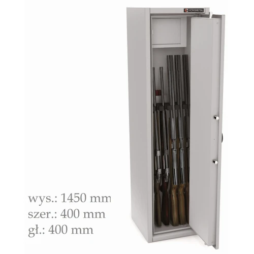 Waffenschrank für Langwaffen Konsmetal MLB150S/6 Sicherheitsklasse S1