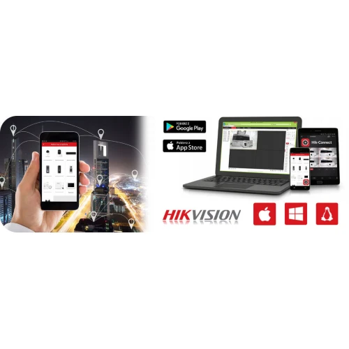 Überwachungsset drahtlos Hikvision Ezviz 4 Kameras C8T WiFi FullHD 1TB