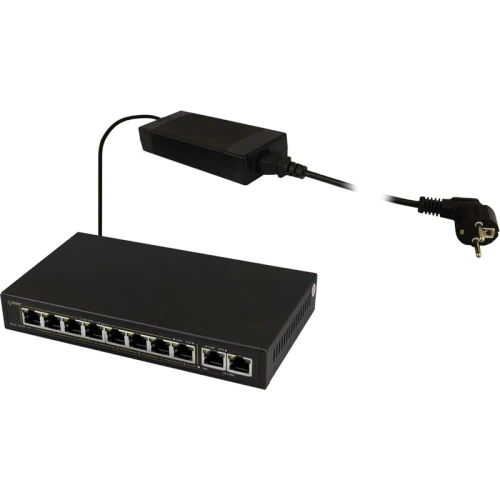Switch mit 10 Ports SG108 für 8 IP-Kameras